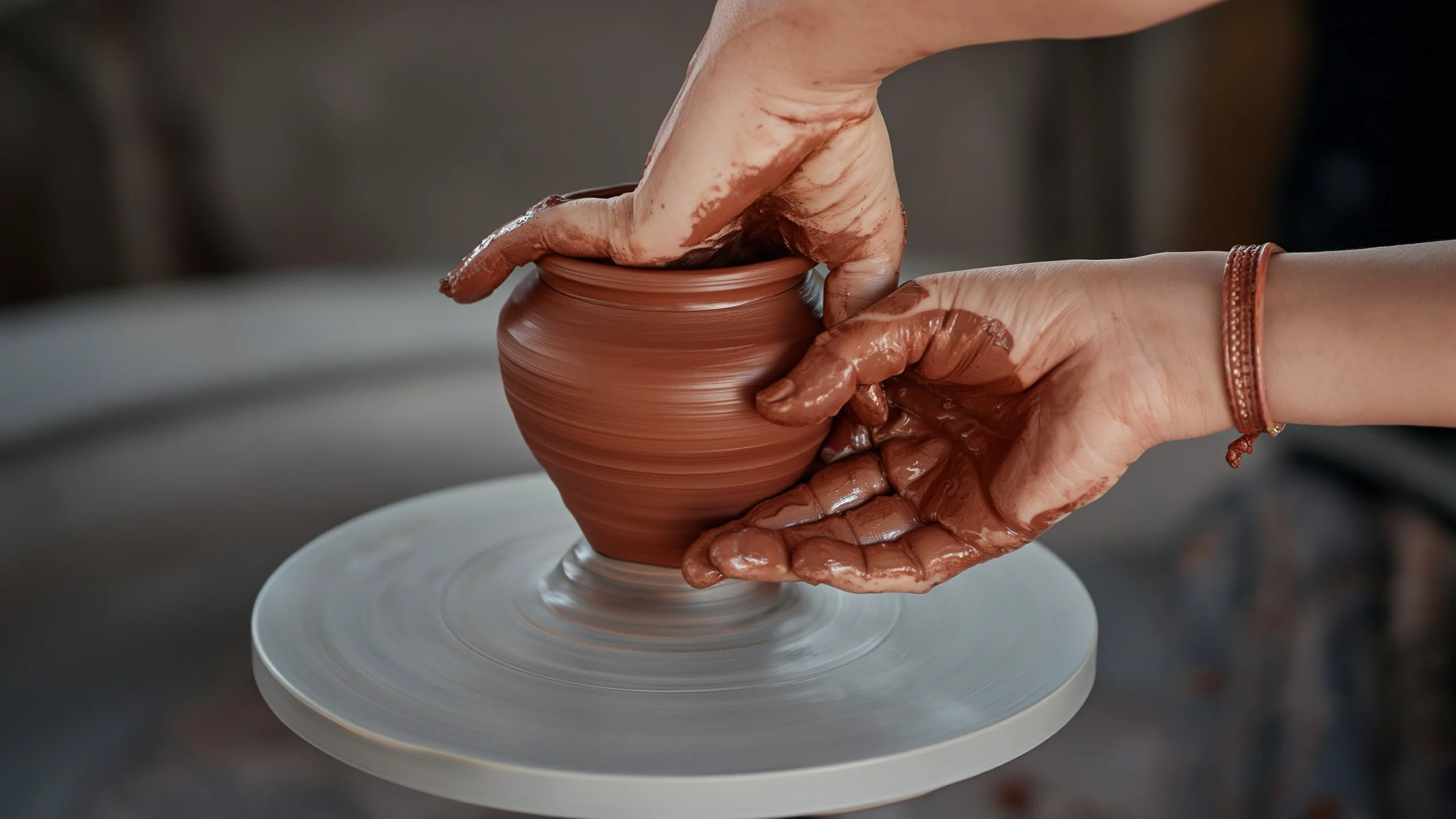 Potter's hands
