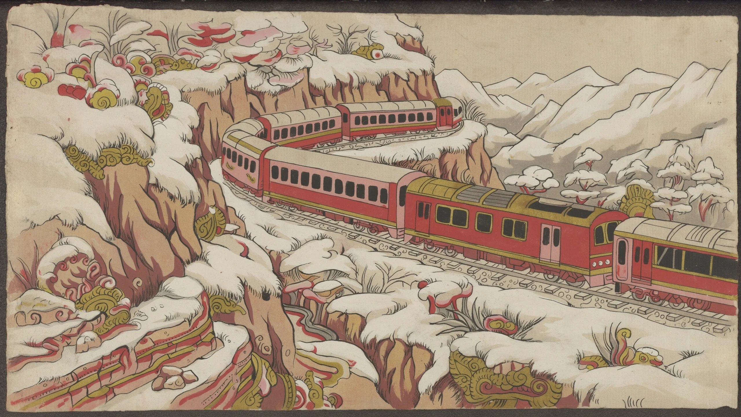 Balinese narrative drawing