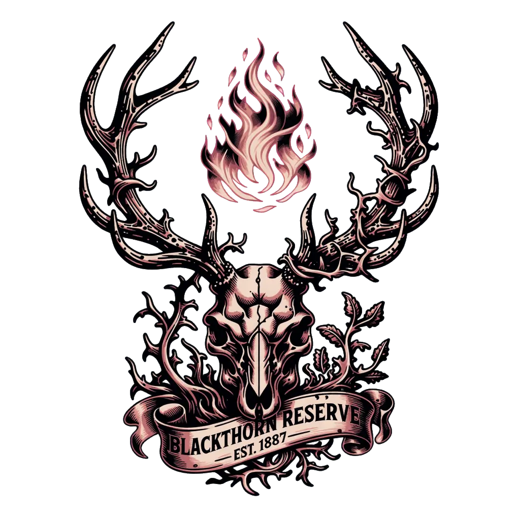 Input: transparent Victorian distillery emblem