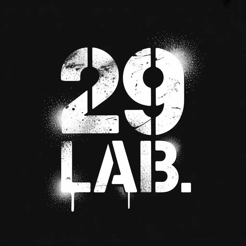 29 LAB. stencil, original