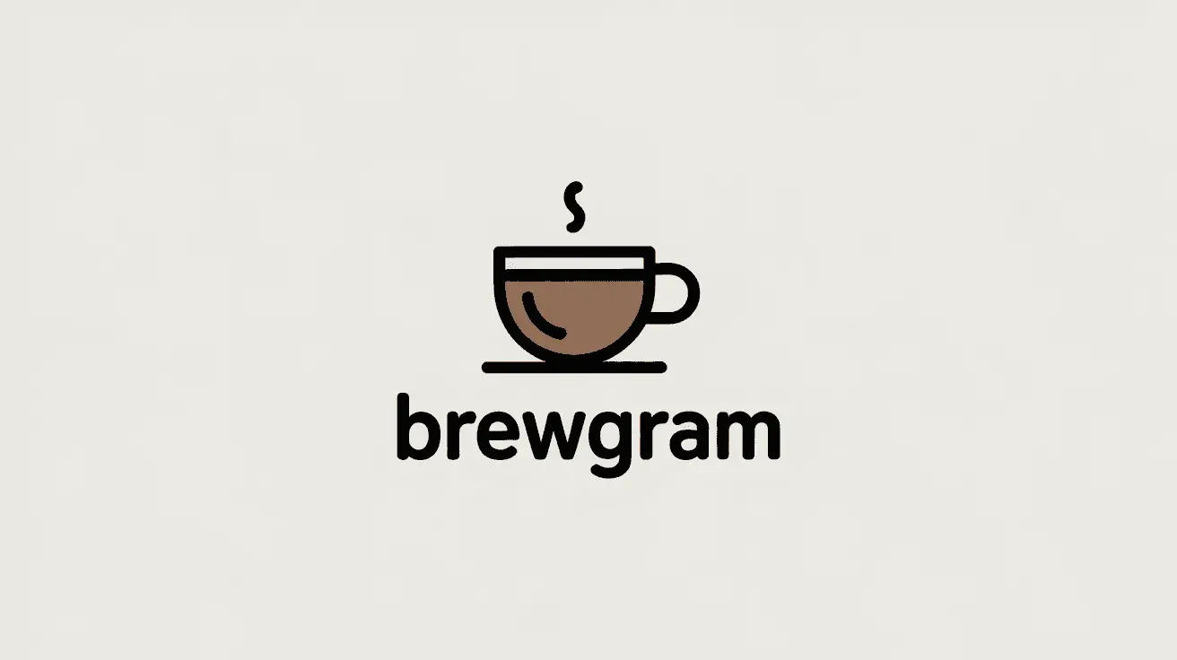 Brewgram coffee shop landing page