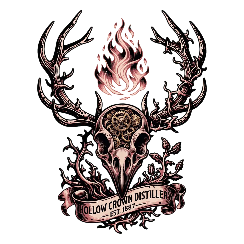 Edited: renamed emblem with a clockwork raven skull, background still transparent