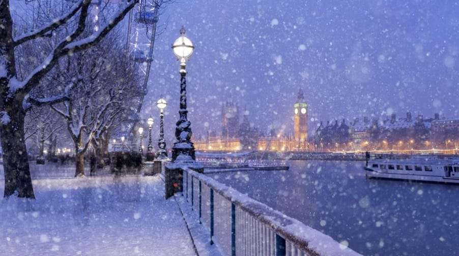 Cuándo nieva en Londres