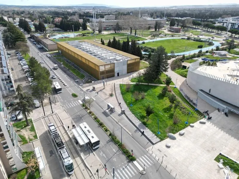 Investir dans le quartier Saint-Chamand à Avignon Vue aérienne quartier Saint Chamand Avignon