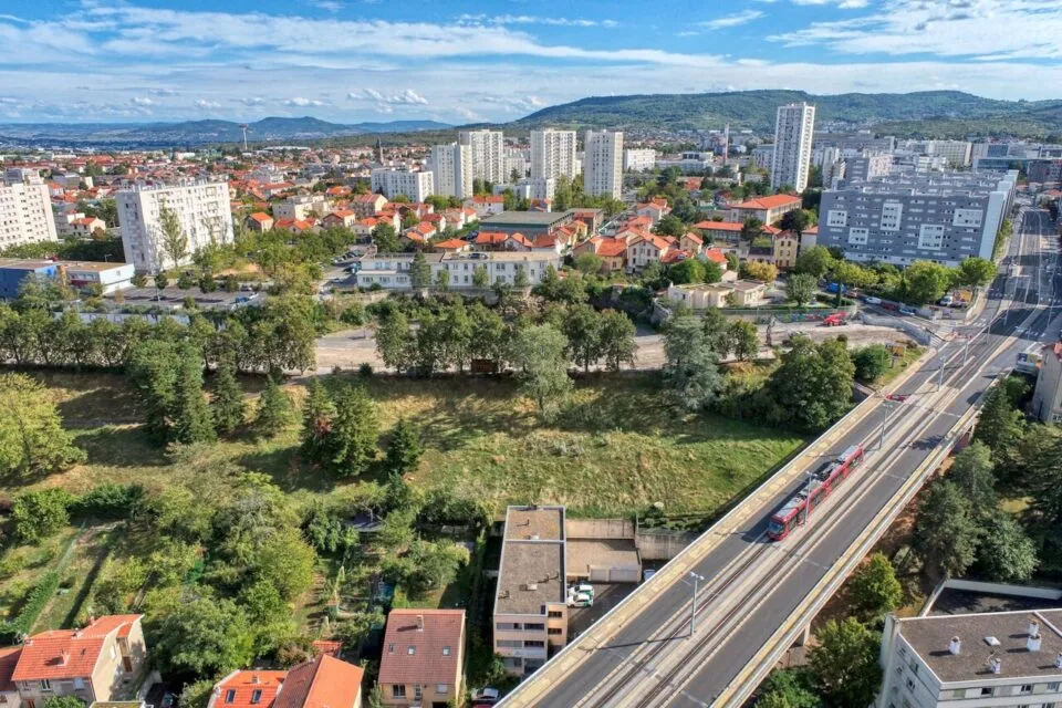 Vue aérienne du quartier de Saint-Jacques 