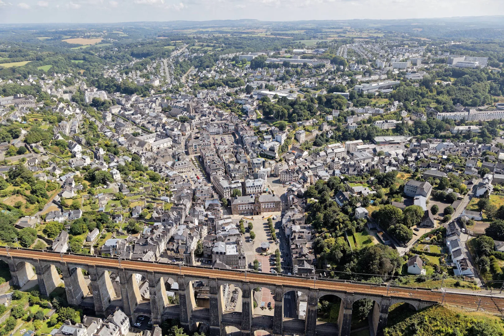 Investir à Morlaix Vue aérienne Morlaix