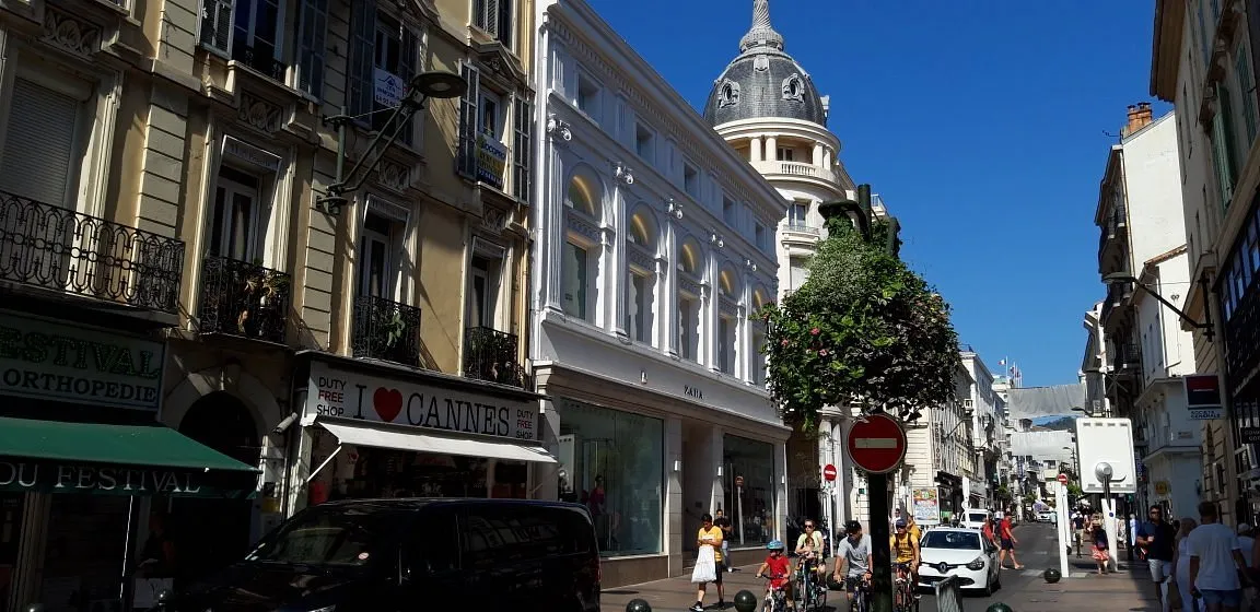 Investir dans le quartier Centre-ville / Rue d’Antibes à Cannes Rue commerçante centre ville de Cannes