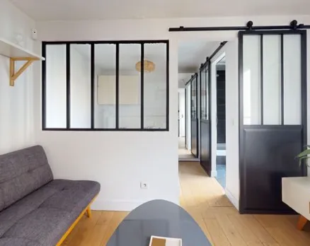 salon d'appartement au 10e arrondissement