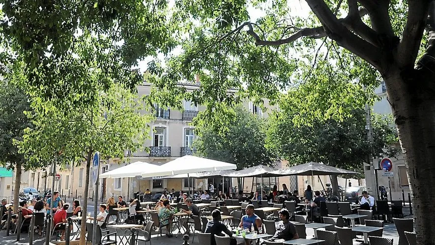 Investir dans le quartier des Beaux-Arts à Montpellier Terrasse Beaux arts Montpellier