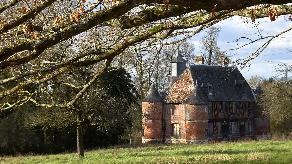 Château dans une campagne