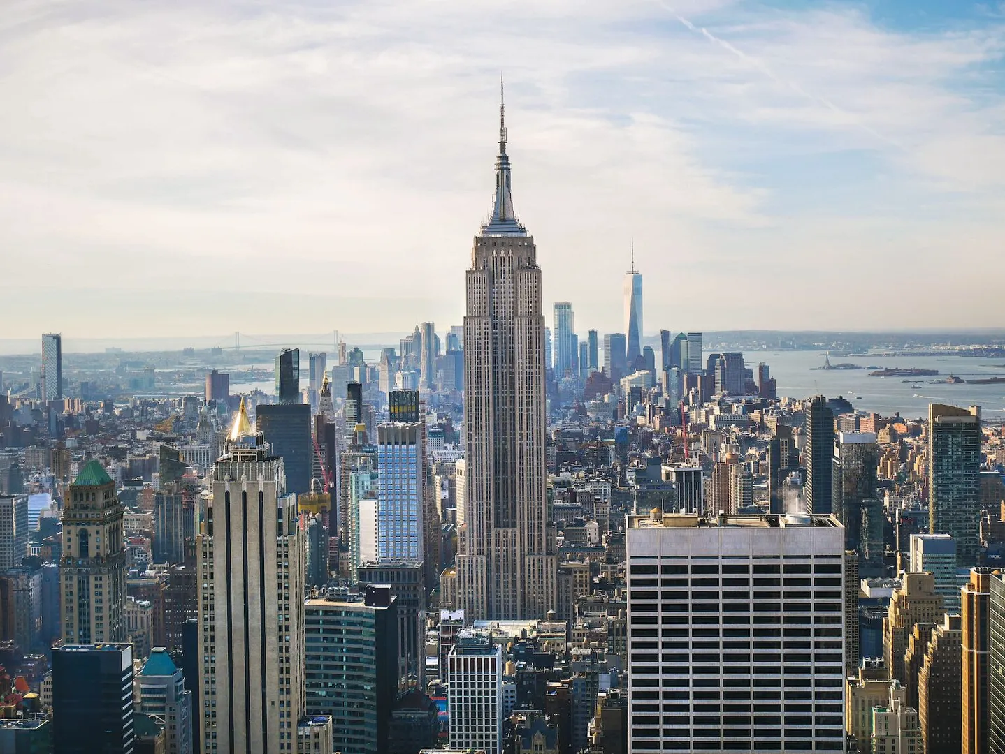 Vue aérienne New York