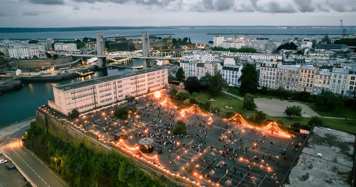 Investir dans le quartier Recouvrance à Brest Vue aérienne projet urbain Recouvrance Brest