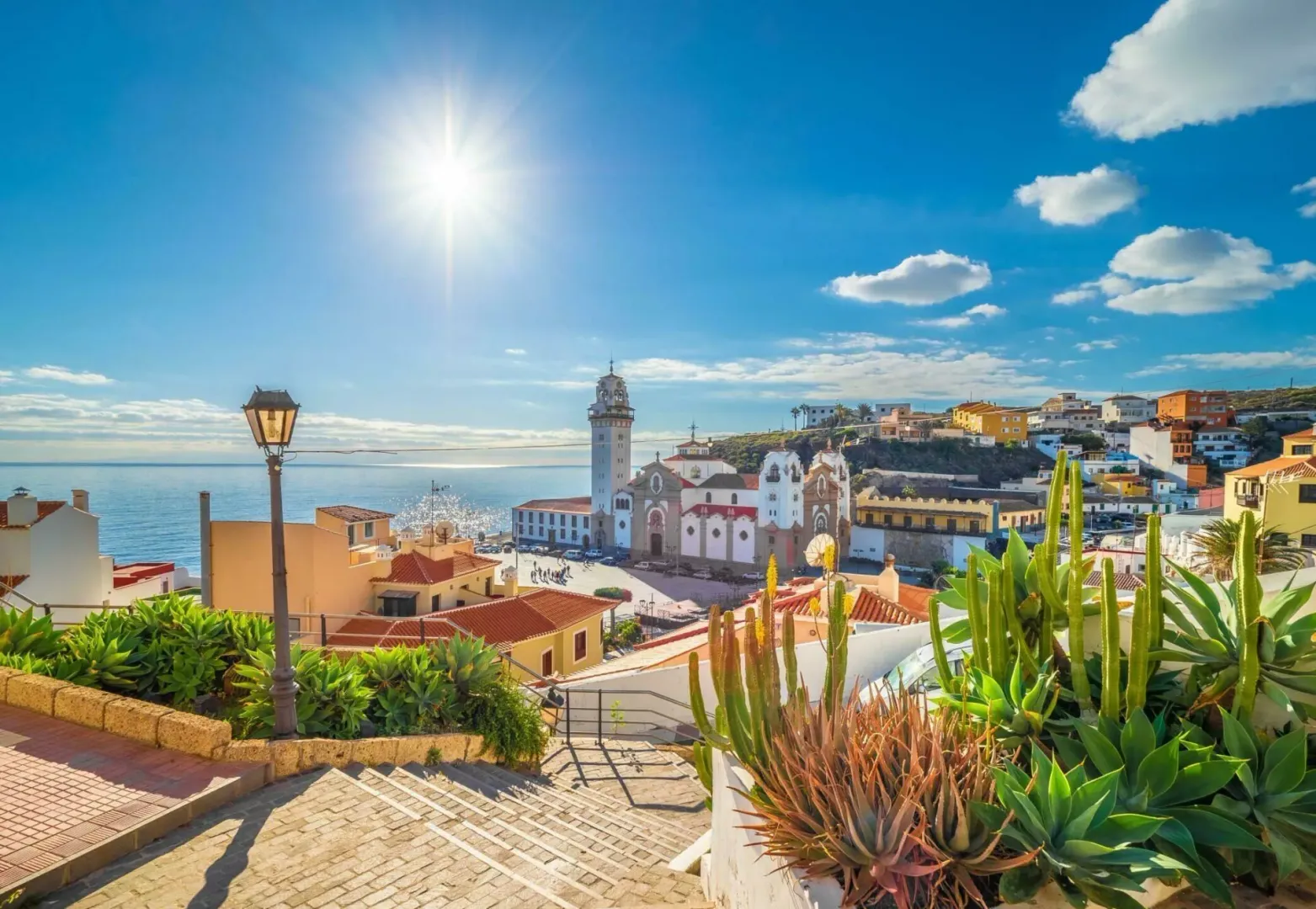 Vue aérienne ville en Espagne 