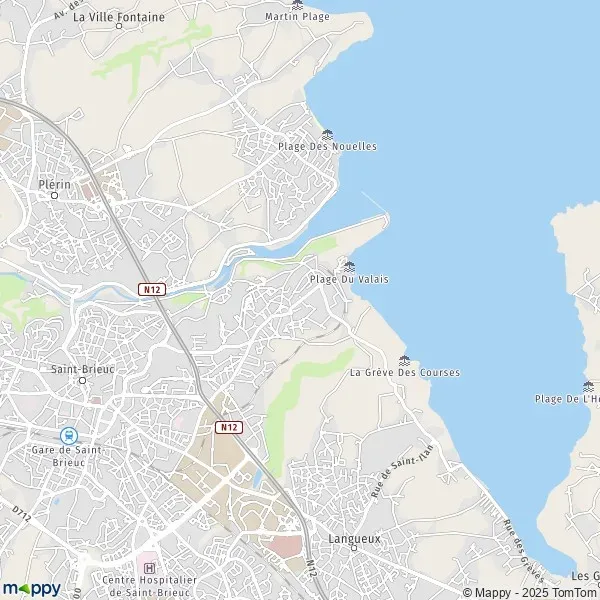 Carte Cesson Saint Brieuc 