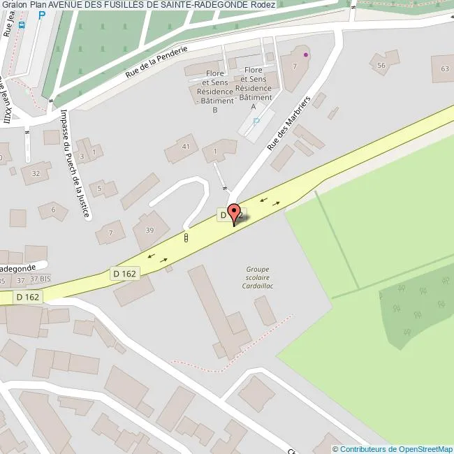 Investir dans le quartier Sainte-Radegonde à Tours Carte Avenue Sainte-Radegonde Tours