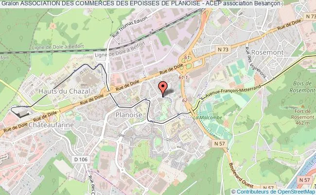 Carte quartier Planoise 