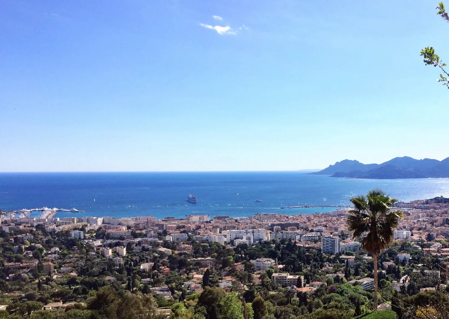 Investir dans le quartier La Californie – Pézou à Cannes Vue aérienne quartier La Californie Cannes