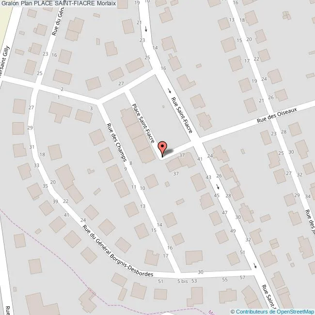 Carte Route de Saint-Fiacre Morlaix