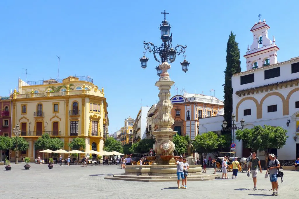 Place du centre ville de Séville