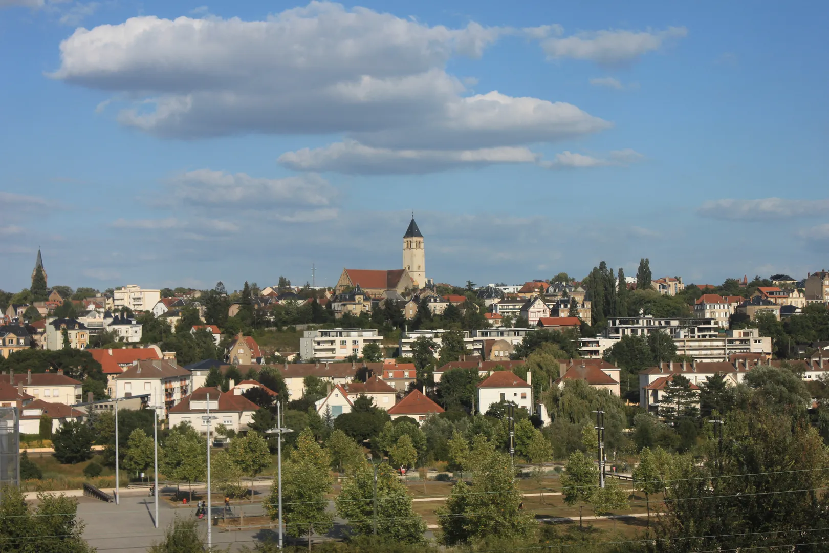 Investir dans le quartier Plantières / Nouvelle Ville à Metz Vue aérienne quartier nouvelle ville Metz