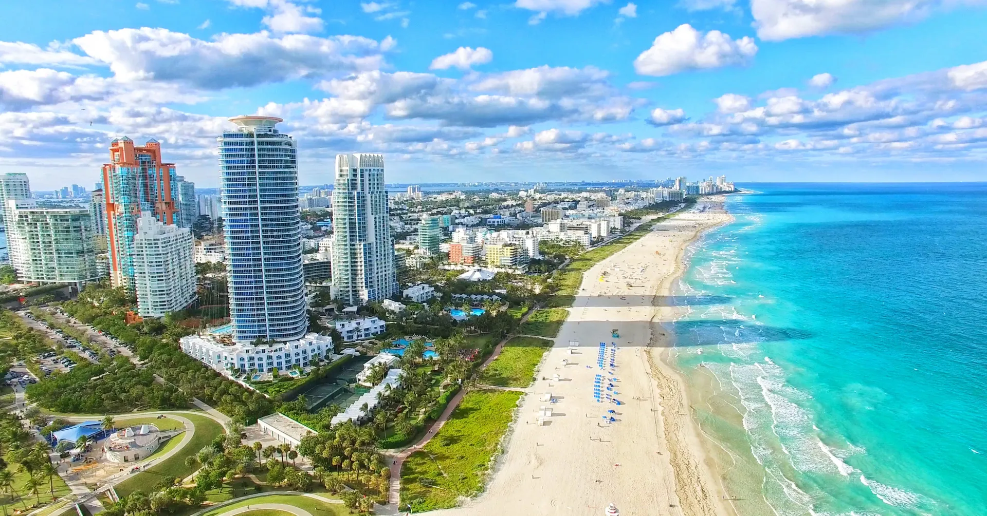 Vue aérienne Miami