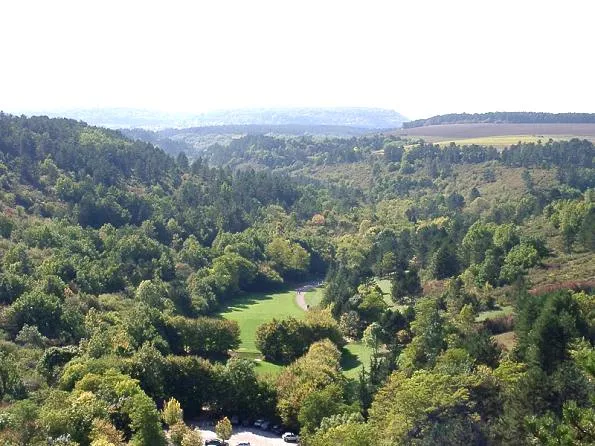 Vue aérienne parc de la Combe 