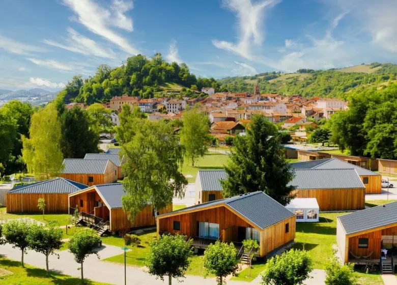 Village vacance vue aérienne