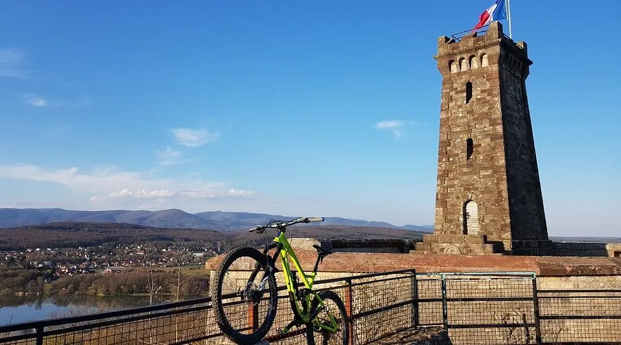 Monument et vue panoramique quartier de la Miotte Belfort