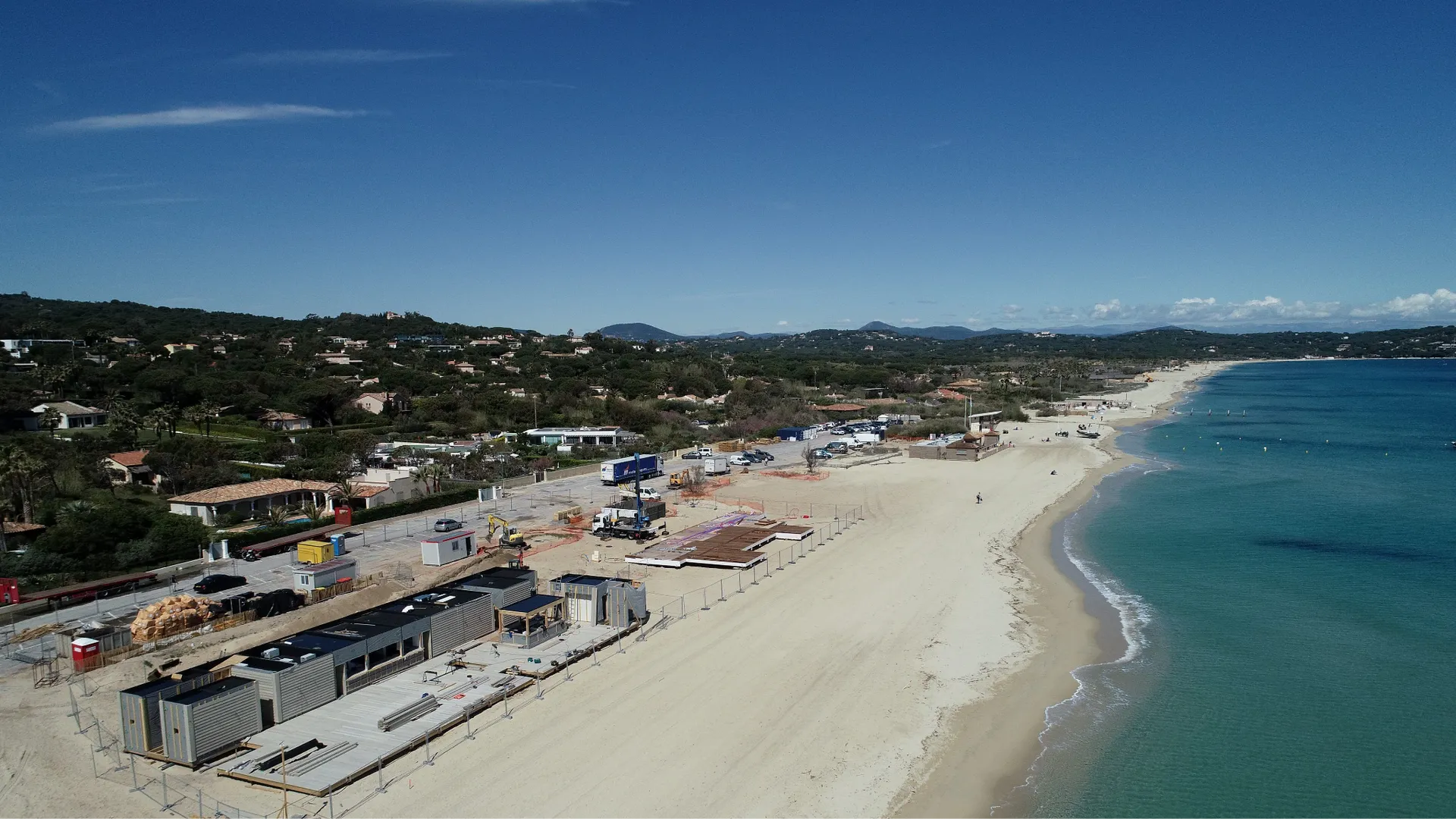 Investir dans le quartier Pampelonne à Saint-Tropez Aménagement plage de Pampelonne