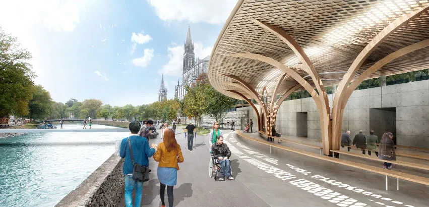 Projet urbain quartier du sanctuaire Lourdes 