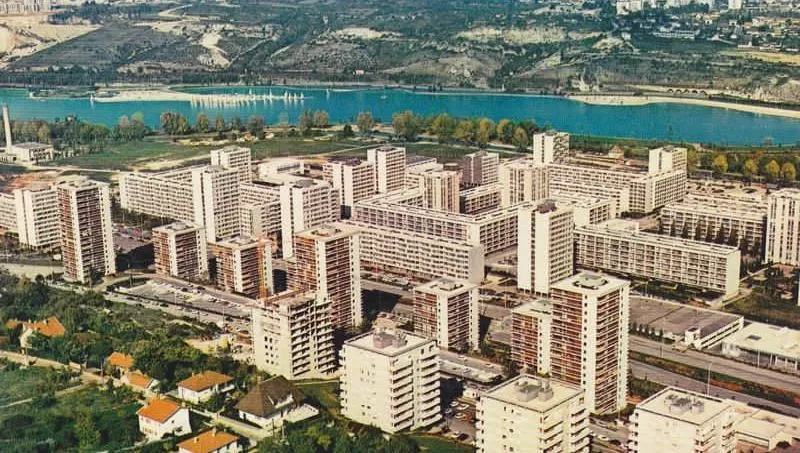 Vue aérienne de La fontaine d'Ouche 