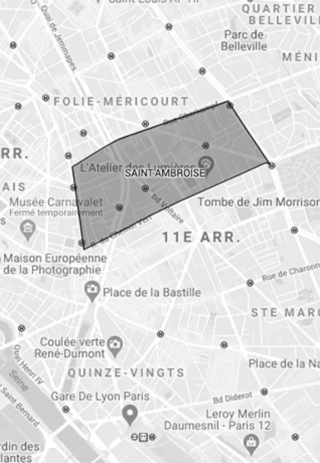 Carte de Saint-Ambroise