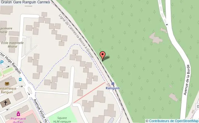 Carte gare de ranguin 