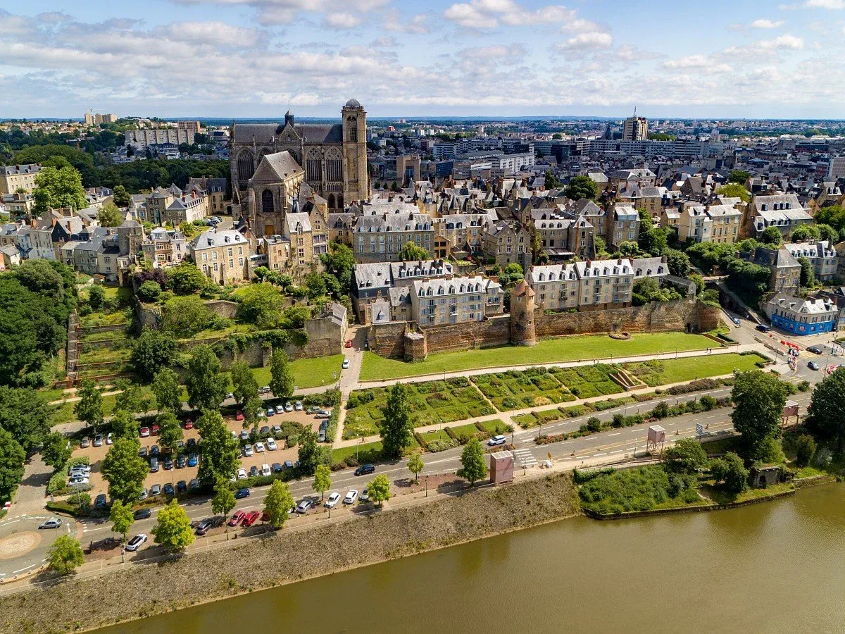 Vue aérienne Le Mans 
