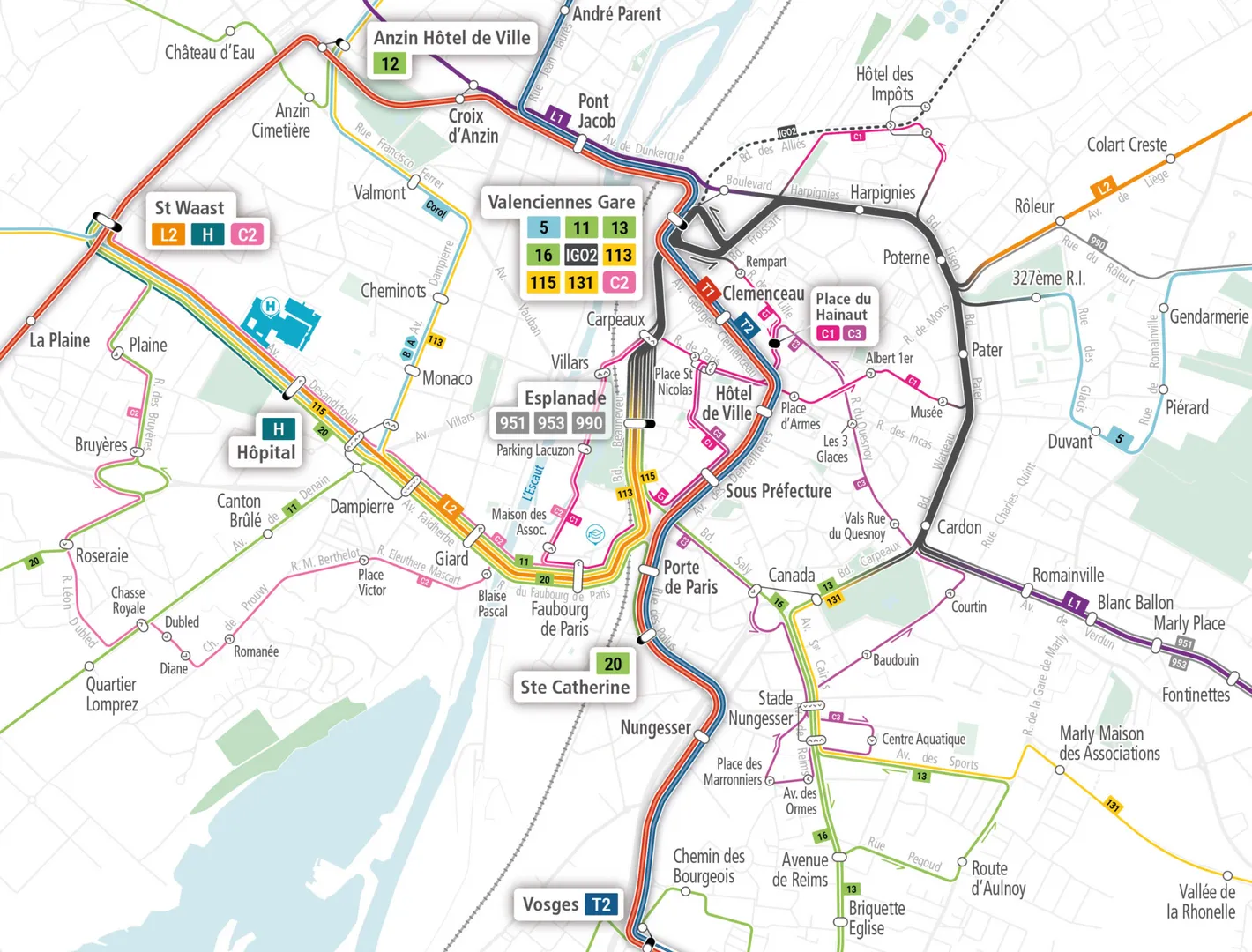 Investir à Valenciennes Réseau de transport Valenciennes