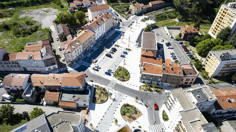 Investir dans le quartier Saint-Chamand à Avignon Vue aérienne coeur du quartier Saint Chamand