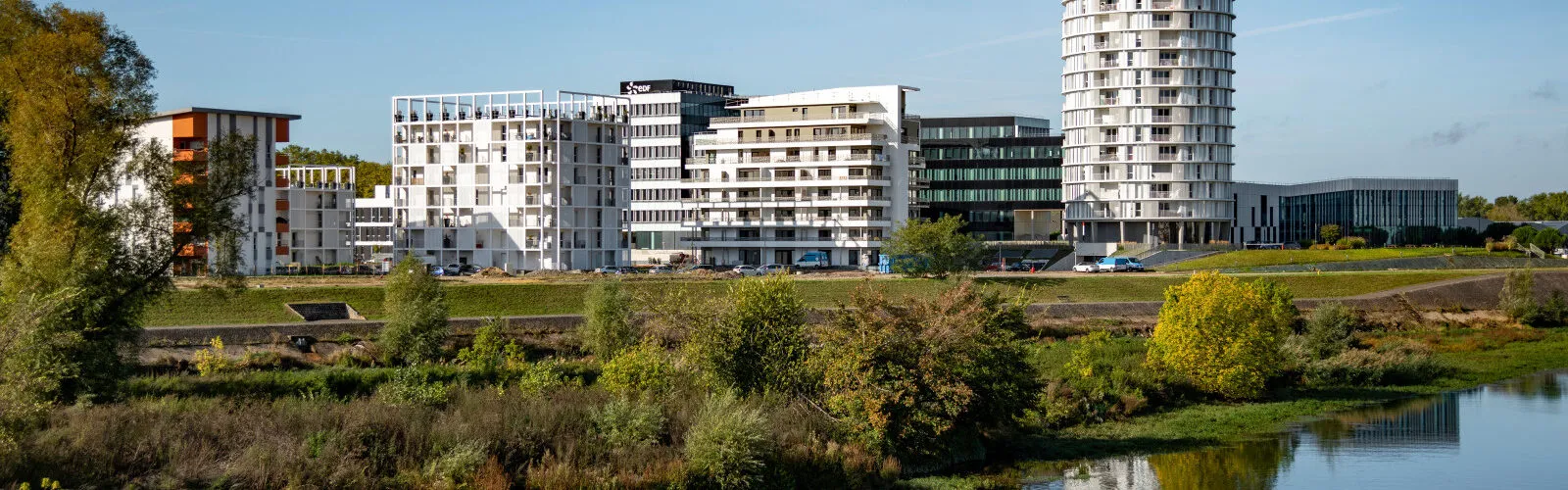 Investir dans le quartier des Deux-Lions à Tours Vue panoramique quartier Deux-Lions Tours