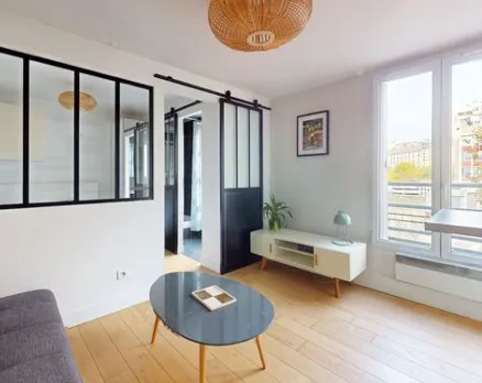 salon d'appartement au 10e arrondissement