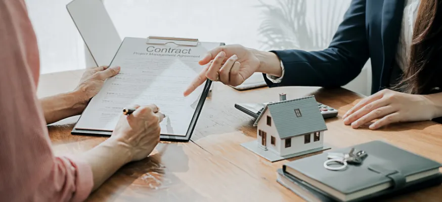 Signature d'un contrat 