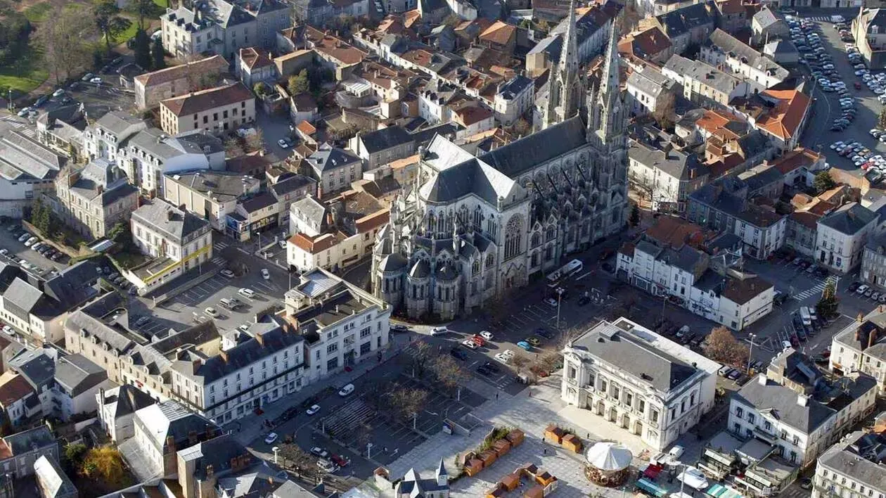 Vue aérienne Cholet 