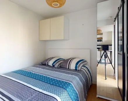 chambre d'appartement au 10e arrondissement