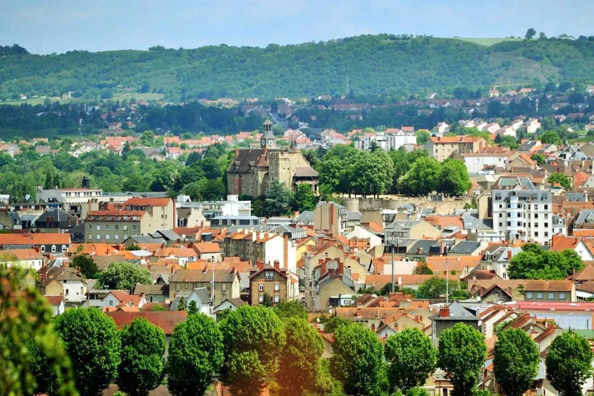 Vue aérienne Montluçon