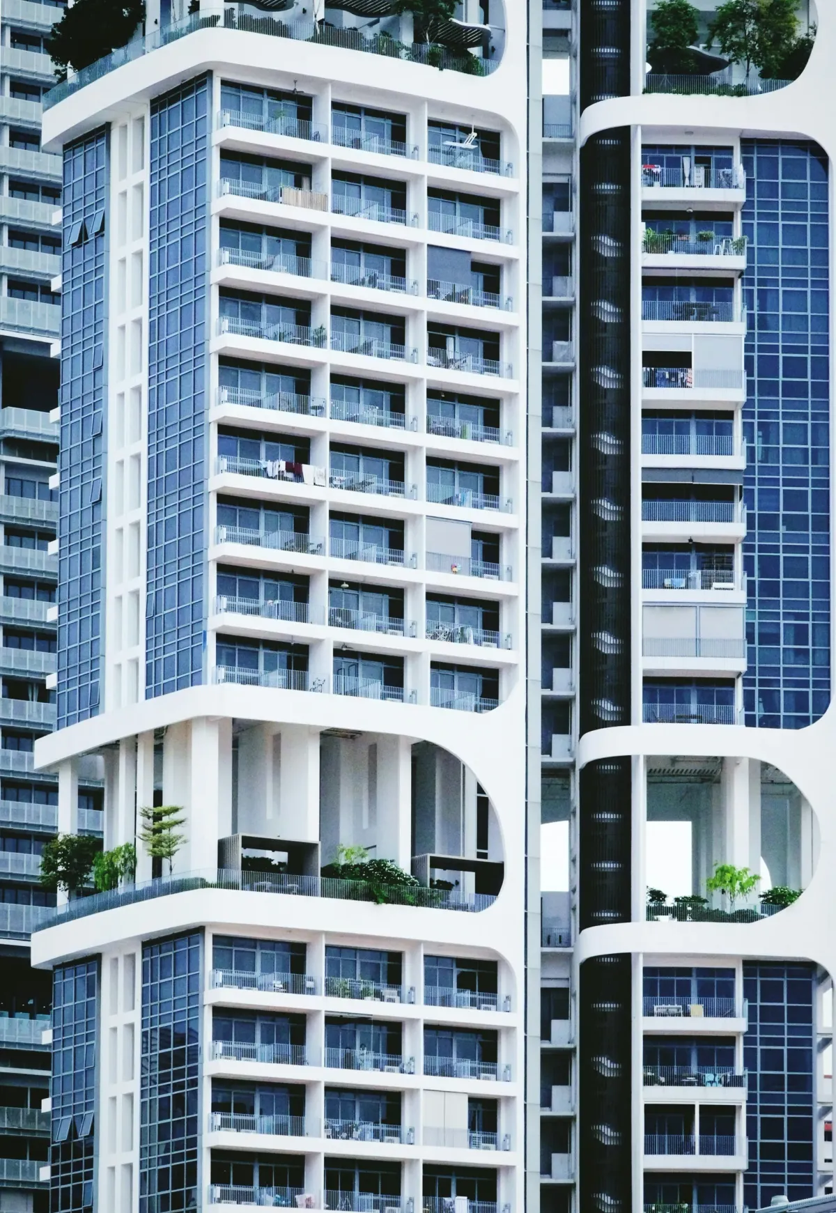 Immeuble baies vitrées 