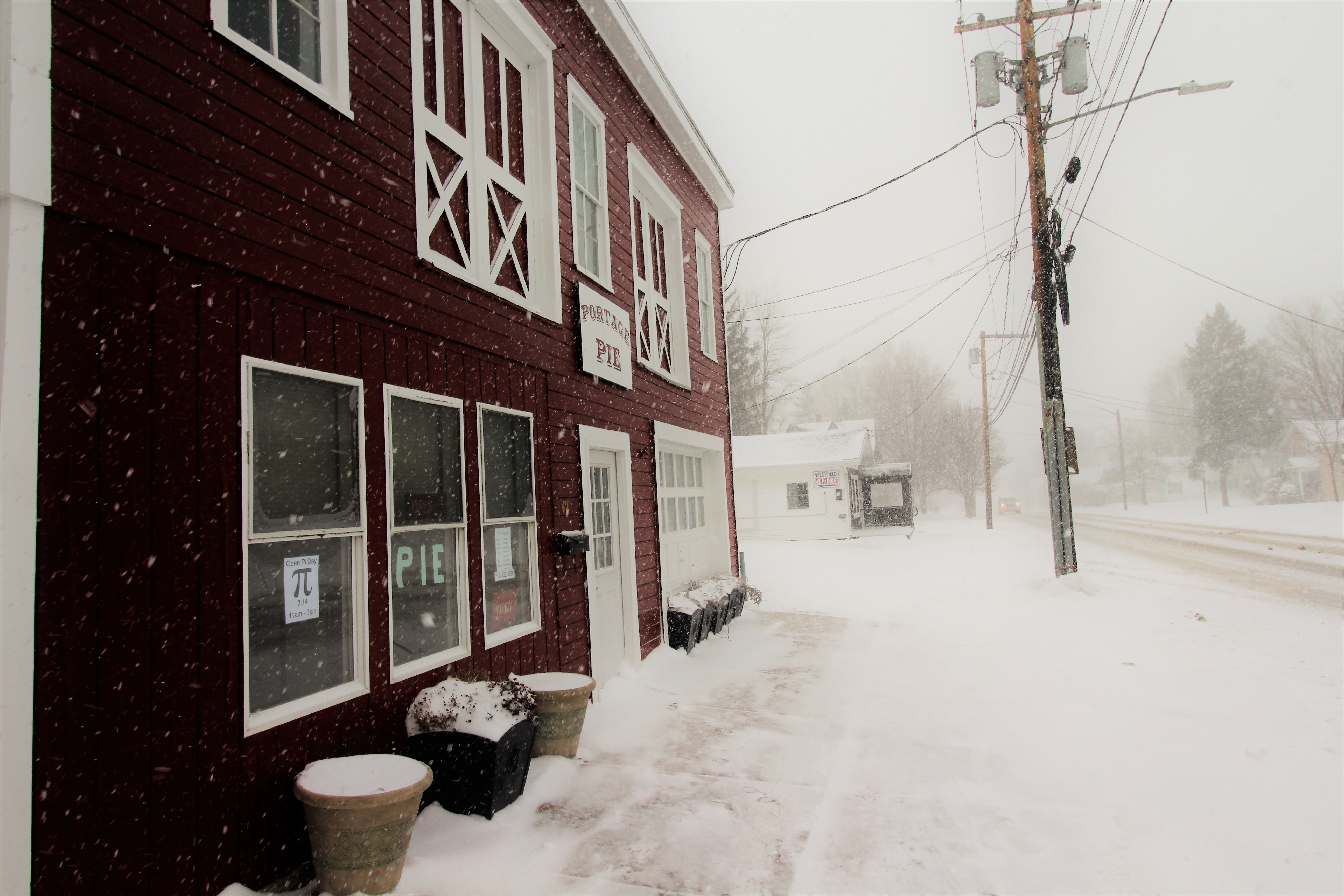 Portage Pies is located at 42 Portage Street in the Village of Westfield, NY