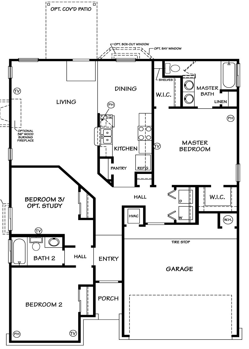 The Eisenhower Floor Plan Killeen TX New Homes For Sale