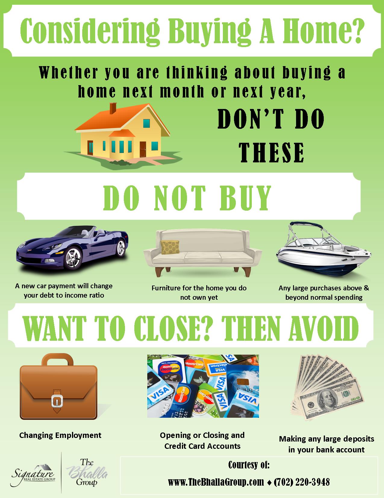 do not buy a house