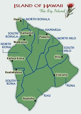 Captain Cook Hawaii Map Reference Map | Kailua Kona, Captain Cook, HI Homes | Jerry Sick 