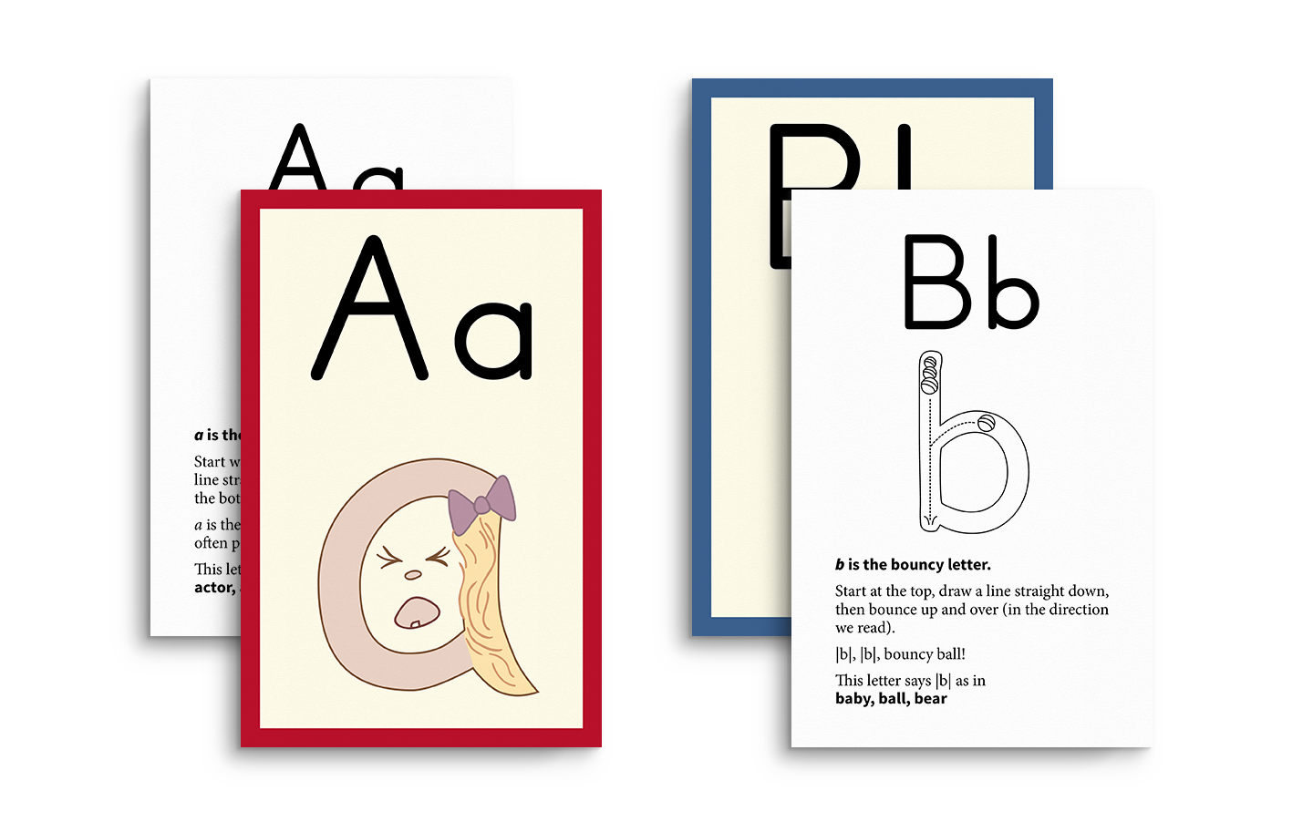 Printing with Letter Stories Classroom Cards