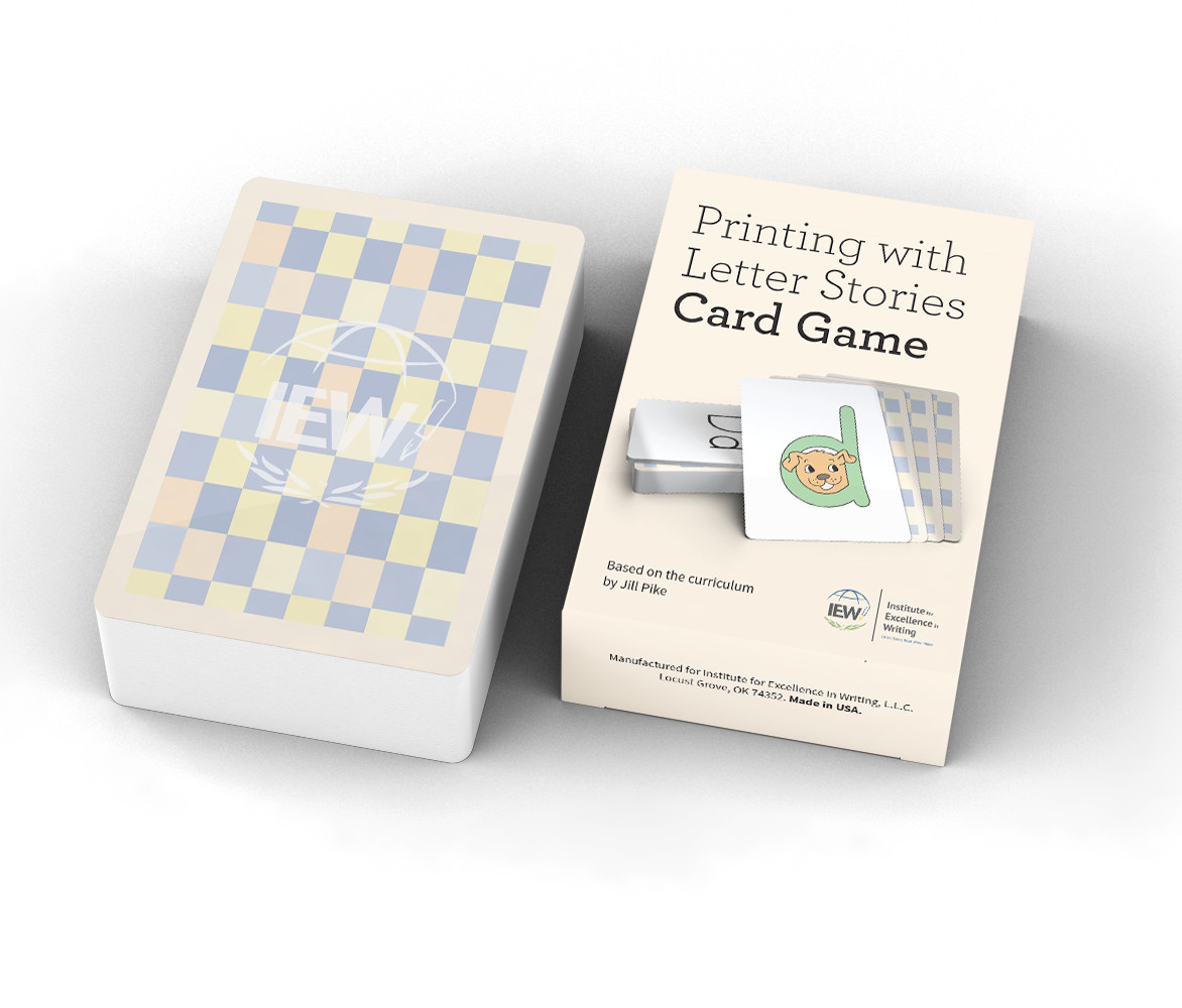 Printing with Letter Stories Card Game