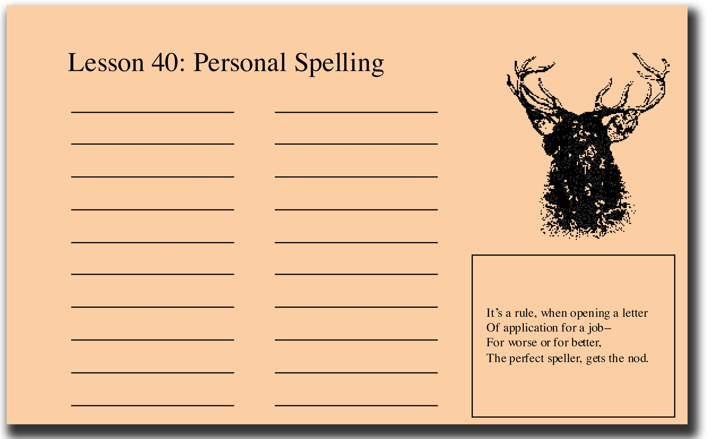 Phonetic Zoo: Personal Spelling Cards